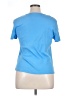 Rafaella 100% Cotton Blue Short Sleeve Top Size XL - photo 2