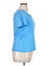 Rafaella 100% Cotton Blue Short Sleeve Top Size XL - photo 4