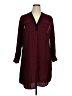 Lane Bryant 100% Polyester Burgundy Casual Dress Size 14 - photo 1