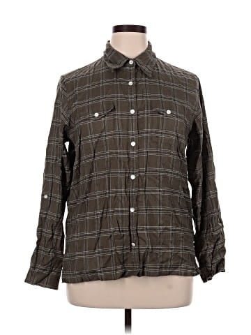 DressBarn Long Sleeve Button-Down Shirt (view 1)