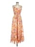 MSK Paisley Orange Casual Dress Size M - photo 1