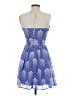 City Triangles 100% Polyester Chevron-herringbone Blue Cocktail Dress Size 5 - photo 2