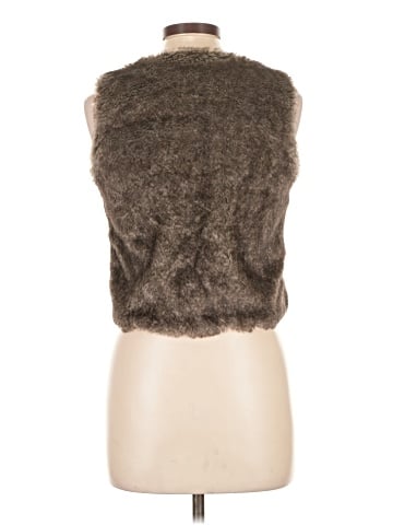 Copper Key Faux Fur Vest (view 2)