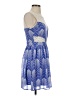City Triangles 100% Polyester Chevron-herringbone Blue Cocktail Dress Size 5 - photo 4
