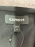 Express 100% Polyester Solid Black Faux Leather Skirt Size XS - photo 4