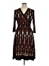 Studio I Argyle Black Cocktail Dress Size 14 (petite) - photo 2