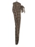 Shein Plaid Brown Casual Pants Size 2 - photo 4
