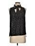 Free People 100% Polyester Black Sleeveless Blouse Size XS - photo 1