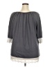 Lee Gray 3/4 Sleeve Blouse Size 2X - photo 2