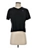 Nike 100% Polyester Black Active T-Shirt Size S - photo 1