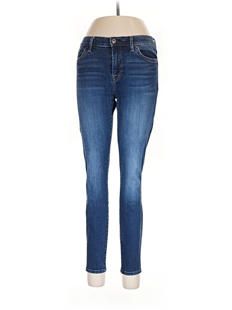 Pre-owned 7 For All Mankind Jeans In Blue