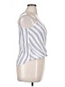 Pink Clover 100% Rayon Silver Sleeveless Blouse Size XL - photo 4