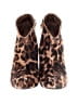 Jessica Simpson Animal Print Brown Heels Size 6 1/2 - photo 2