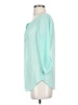 Express 100% Polyester Teal 3/4 Sleeve Blouse Size XS - photo 5