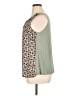 Ann Taylor LOFT Outlet 100% Polyester Gray Sleeveless Blouse Size XL - photo 5