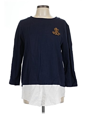 Lauren by Ralph Lauren 3/4 Sleeve Top (view 1)