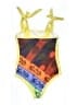 Unbranded Graphic Yellow One Piece Swimsuit Size 2X - photo 2
