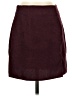 Shein Solid Burgundy Casual Skirt Size 4 - photo 1