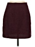 Shein Solid Burgundy Casual Skirt Size 4 - photo 2