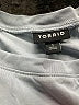Torrid Solid Blue Short Sleeve T-Shirt Size 1X Plus (1) - photo 7