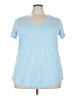 Torrid Blue Short Sleeve T-Shirt Size 3X Plus (3) - photo 1