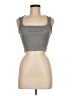 Unbranded 100% Polyester Silver Tank Top Size M - photo 1