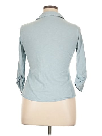 Kenar 3/4 Sleeve Button-Down Shirt (view 2)