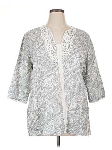 Jones New York Sport 3/4 Sleeve Blouse (view 1)