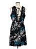 Shein 100% Polyester Tropical Teal Casual Dress Size 8 - 10 - photo 2