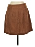Shein Solid Brown Casual Skirt Size 4 - photo 2