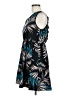 Shein 100% Polyester Tropical Teal Casual Dress Size 8 - 10 - photo 5