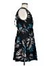 Shein 100% Polyester Tropical Teal Casual Dress Size 8 - 10 - photo 4
