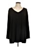 Susan Graver Black Long Sleeve Blouse Size 1X - photo 1
