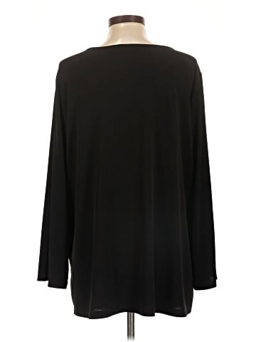 Susan Graver Long Sleeve Blouse (view 2)
