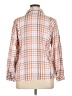 CAbi Plaid Orange 3/4 Sleeve Button-Down Shirt Size XL - photo 2