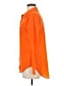 Unbranded Orange Long Sleeve Button-Down Shirt Size M - photo 5
