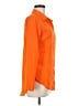 Unbranded Orange Long Sleeve Button-Down Shirt Size M - photo 4