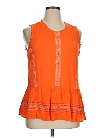Copper Key Sleeveless Blouse (view 1)