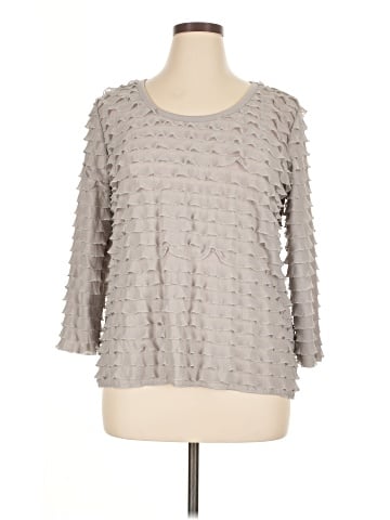 Slinky Brand 3/4 Sleeve Blouse (view 1)
