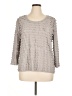 Slinky Brand Gray 3/4 Sleeve Blouse Size XL - photo 1
