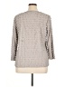 Slinky Brand Gray 3/4 Sleeve Blouse Size XL - photo 2