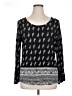 Assorted Brands 100% Rayon Black Long Sleeve Blouse Size XL - photo 1