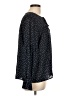 Ann Taylor LOFT 100% Polyester Polka Dots Black Long Sleeve Blouse Size L - photo 4