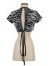 Lioness Silver Short Sleeve Top Size S - photo 2
