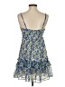 River Island 100% Polyester Paisley Blue Cocktail Dress Size S - photo 2