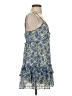 River Island 100% Polyester Paisley Blue Cocktail Dress Size S - photo 4
