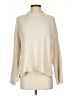 Elodie Solid Ivory Turtleneck Sweater Size S - photo 1