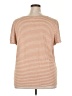 Nine Britton Stripes Tan Short Sleeve T-Shirt Size 2X - photo 2