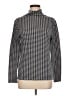 Ann Taylor Houndstooth Blue Gray Long Sleeve Blouse Size M - photo 1