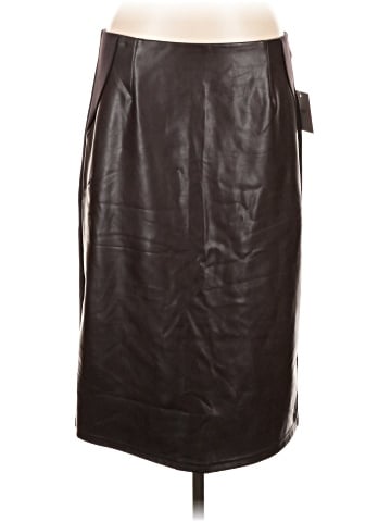Ellen Tracy Faux Leather Skirt (view 1)